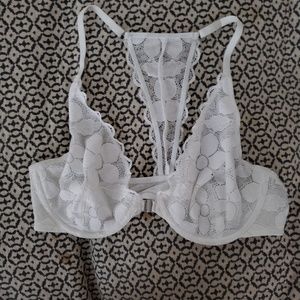 NWOT Aerie white lace Happy bralette